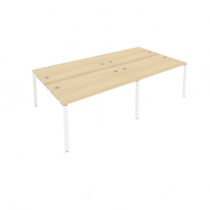 Рабочая станция на 4 раб.места Metal System Б.СМ-4.3 Акация/Белый_0