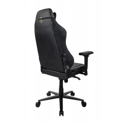 Геймерское кресло Arozzi Primo PU Black Gold logo_5