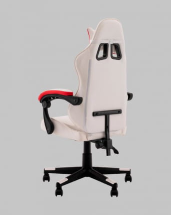 Кресло спортивное ТопЧаирс Пхантом бело-красный / TopChairs Phantom_5
