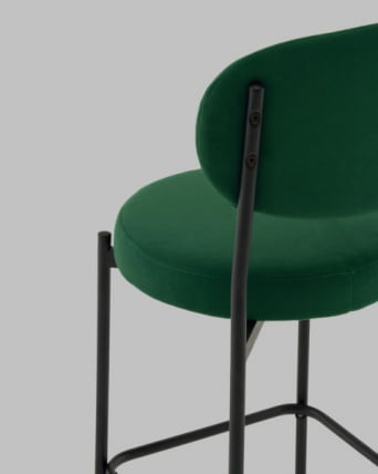Стул Полубарный Бриф DD ПБ велюр зеленый_6