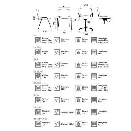 Офисный стул Iso chrome Z21 кожзам_1