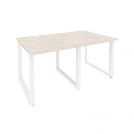 Стол переговорный (2 столешницы) ONIX O.MO-PRG-2.0 Денвер Светлый/Белый_0