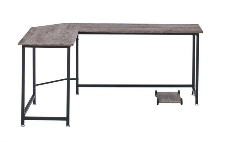 Угловой письменный стол КИВИ Черный дуб БЛАCК ОАК / KIWI BLACK OAK_10