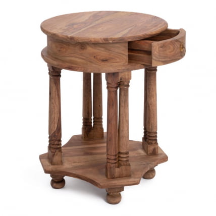 Кофейный стол Бомбей - 1149 палисандр, 45*45*60 см, Natural tinted (натуральный тонированный)_3