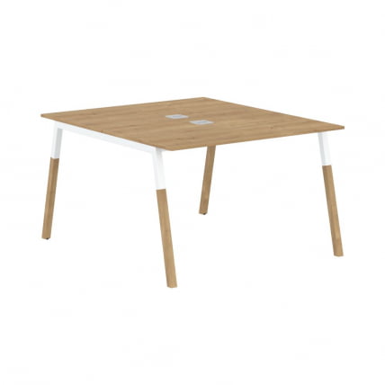 Рабочая станция Forta FWST 1313 Дуб Гамильтон Белый премиум_0