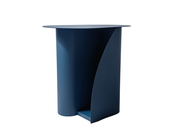 Журнальный столик Yvaine металл синий_0