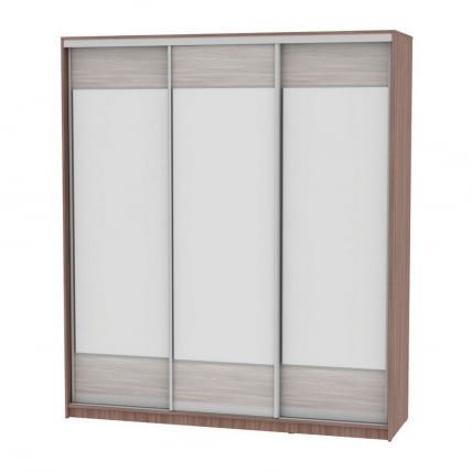 Шкаф-купе B-230х200х60-1(ЯШТ-ЯШС-D8D8D8)_0