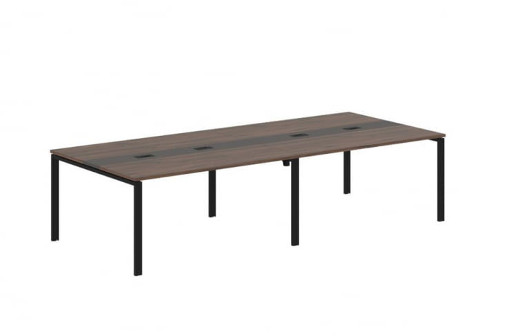 Переговорный стол EDIS EUCT 3114 Дуб Денвер темный Мокко Черный_0