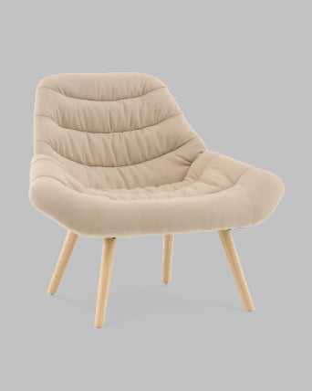 Кресло Олби Страйпс бежевый_1