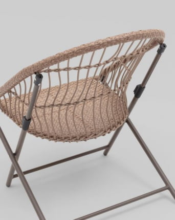 Комплект складной мебели для сада Солей коричневый / Soley_1