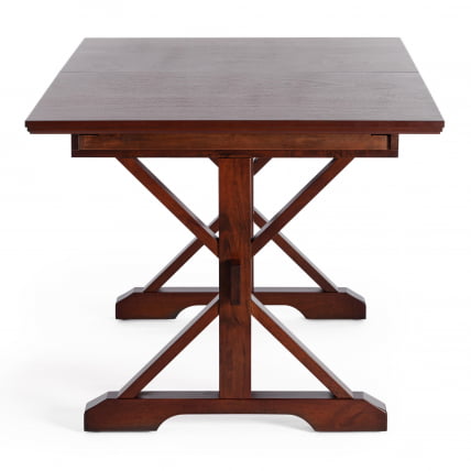 Стол VEGAS (mod. T-404E) Темный орех (HN GLAZE)_2