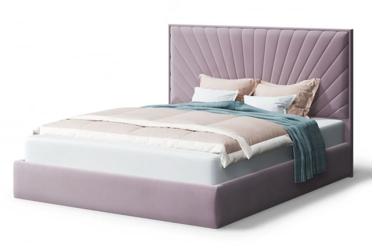 Кровать Леона, 2000*1200 мм, лиловый_0