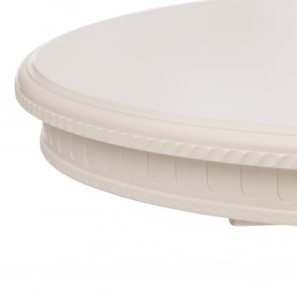 Стол STEFANO круглый бук, мдф, D90+30x77см, Ivory white_8