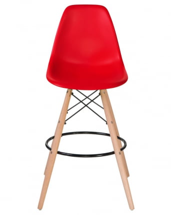 Стул барный ДОБРИН ДСВ БАР Красный Р-02 / DOBRIN DSW BAR R-02_4