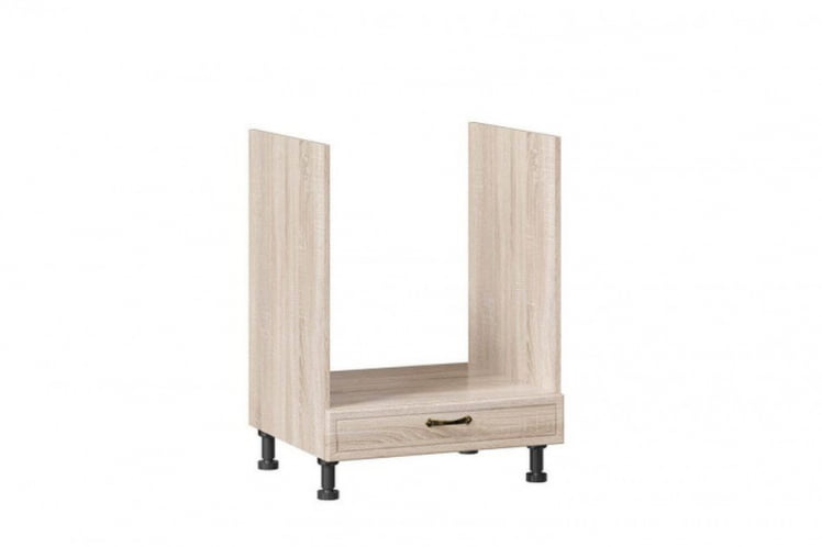 Тумба кухонная 600 для встраиваемой техники Кантри ЛД 235.101.000 Сономе эйч светлая_0