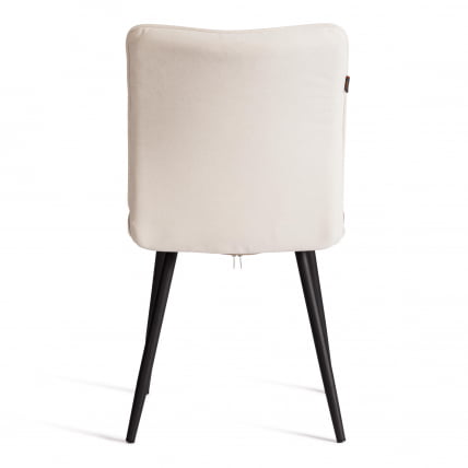 Стул обеденный Бари Бари ЛТ, велюр, молочный/черный, 4, 41х55х89 см / Bari Bari LT,_3