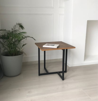 Стол журнальный Тип 2  450*450*450мм Дуб Вотан_1