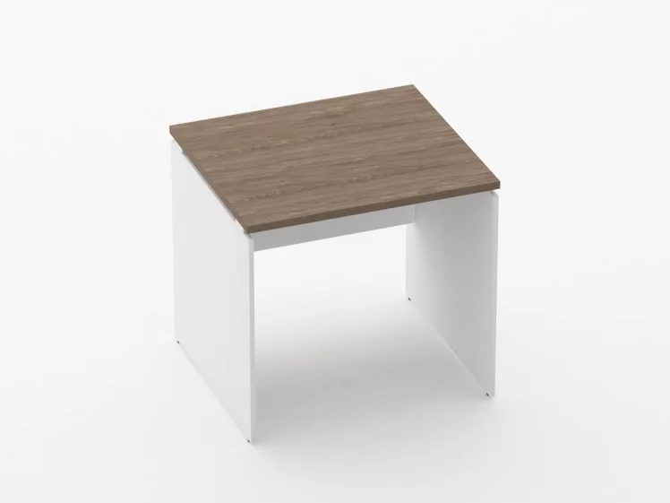 Стол прямой Deka ЛДСП каркас 75.07.08 Дуб Верцаска/Белый_0