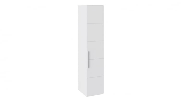 Шкаф для белья Наоми СМ-208.07.01 Белый глянец_0