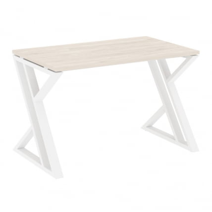 Стол рабочий LOFT VR.L-SRZ-2.7 Металл белый Денвер светлый_0