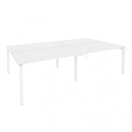 Рабочая станция на П-образном м/к ОНИКС О.МП-Д.РС-4.3.8 Белый Бриллиант / ONIX O.MP-D.RS-4.3.8_0