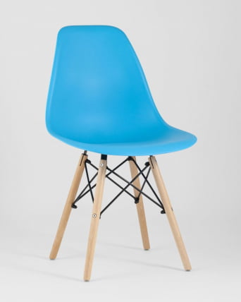 Стул Eames Style DSW бирюзовый (разборный каркас)_1