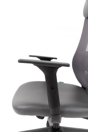 Офисное кресло CХАИРМАН 500 ЛТ (ЛТ) ЭКО экокожа Серый / CHAIRMAN (LT)_13