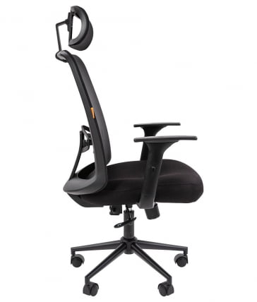 Кресло руководителя CХАИРМАН 535 Черный пластик (БЛАCК) Черный / CHAIRMAN (BLACK)_2