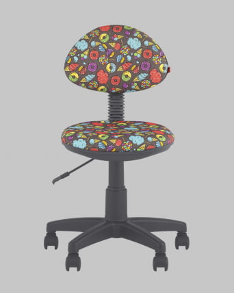 Кресло компьютерное детское УМКА sweets серый пластик_2