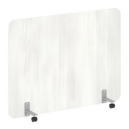 Перегородка на металлических опорах, на роликах R-line DP.R-160-120 Снежная Патина_0