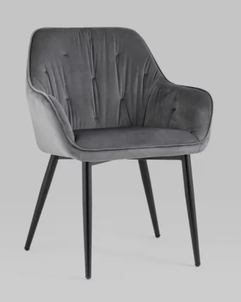 Стул Алекса велюр Серый_1