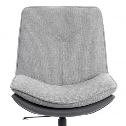 Кресло лаунж Cosmo велюр/букле/экокожа, VT shape silver/графит_5