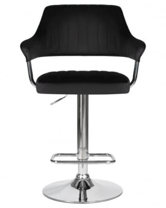 Стул барный ДОБРИН CХАРЛЙ (черный велюр (МДЖ9-101)) 2 шт / DOBRIN CHARLY (MJ9-101))_6