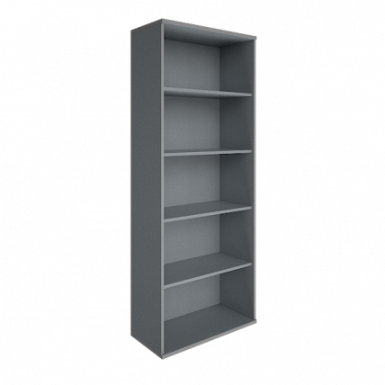 Стеллаж высокий широкий Riva А.СТ-1 Клен/Металлик_0