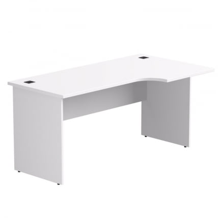 Стол эргономичный с опорами ЛДСП Everprof EVO 254S114 (правый) Белый_0