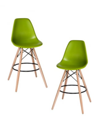 Стул барный ДОБРИН ДСВ БАР (ножки светлый бук, цвет сиденья салатовый (Г-08)) 2 шт / DOBRIN DSW BAR (G-08))_0