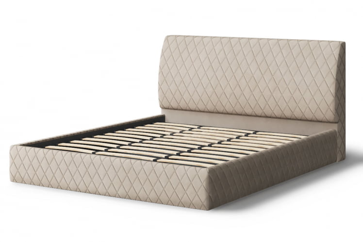 Кровать Хилтон, 2000кс1600 мм, бежевый / 2000x1600_1