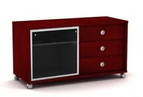 Тумба мобильная с дверью купе В 202.2 Дуб девон_0