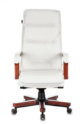 Кресло руководителя Бюрократ T-9927WALNUT Слоновая кость_1