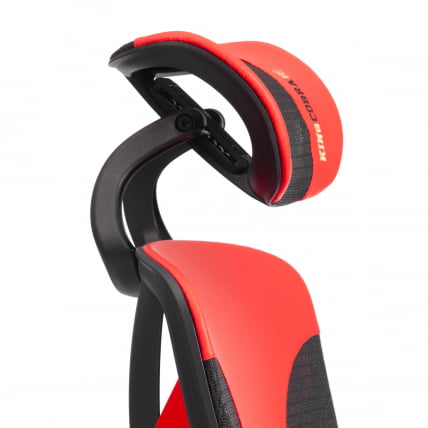 Кресло KingCobra иск. кожа / сетка, черный / красный_14