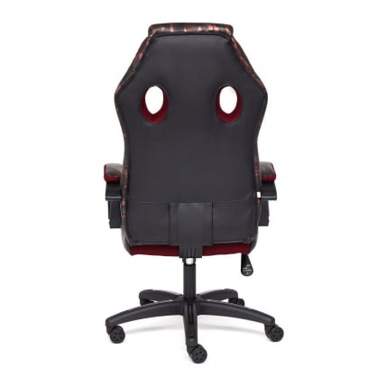 Кресло RACER GT MILITARY кож/зам/ткань, розовый/бордо, TW 13_8