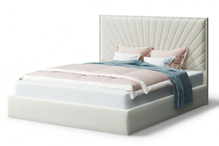 Кровать Леона, 2000кс1800 мм, серо-белый / 2000x1800_0