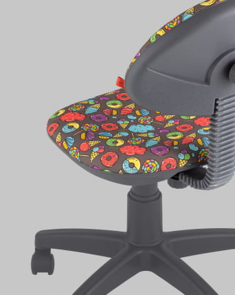 Кресло компьютерное детское УМКА sweets серый пластик_3