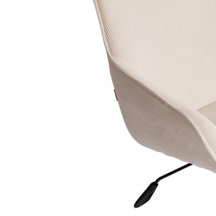 Кресло DUBLIN хром вельвет, молочный_7