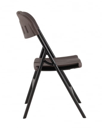 Стул складной банкетный коричневый под дерево_3