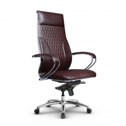 Кресло руководителя Metta L 1c 44B/K Комплект 1 Бордовое_0