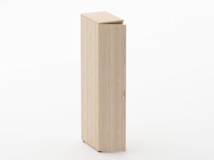 Шкаф для одежды узкий Glassy 6.19.30Л Дуб молочный_1