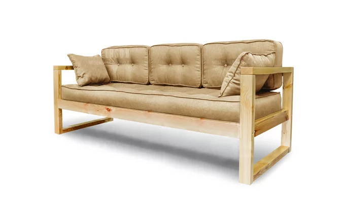 Диван трехместный DEmoku Д-3 бежевый_натуральный_0