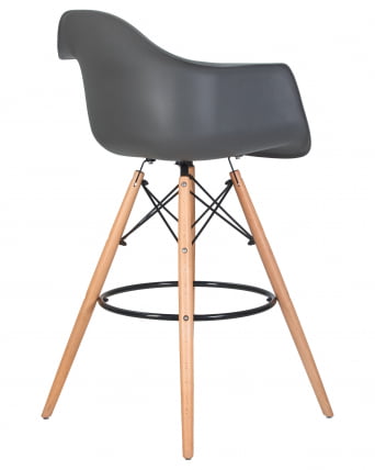 Стул барный DOBRIN DAW BAR Серый_3