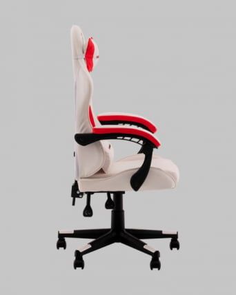 Кресло спортивное ТопЧаирс Пхантом бело-красный / TopChairs Phantom_3